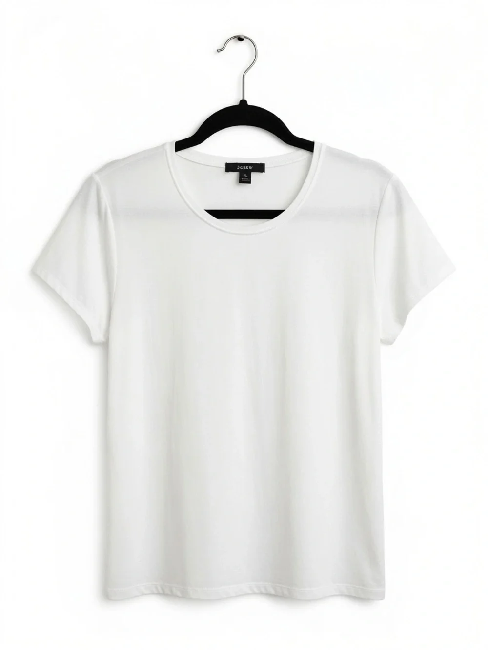 J. Crew Womens Short Sleeve Crew Neck Tee - White